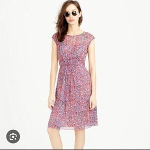 J. Crew Watercolor Floral Dress